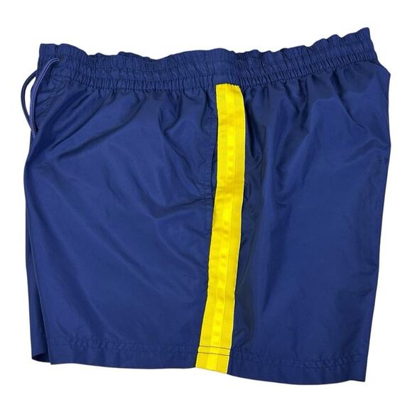 Nikben Studio Navy Yellow Men’s XL Swim Shorts Trunks Polyester - Picture 13 of 13